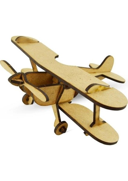 Südor Ahşap Maket Uçak 15X14X7CM
