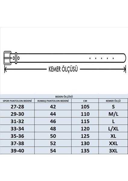 Sport 4 cm Erkek Taba Kemer (7011)