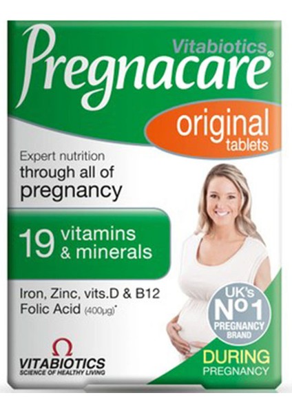 Sebamed Vitabiotics Pregnacare Pregnancy Vitamins 30 Tablet