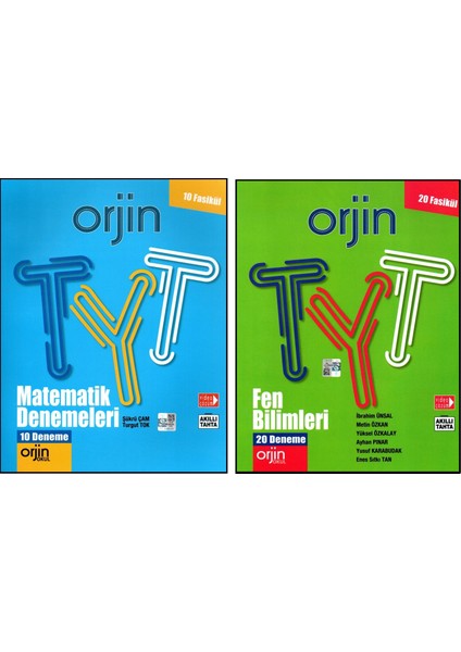 Kurmay Yayınları Orjin TYT Matematik+Fen Bilimleri Denemeleri 2 Kitap