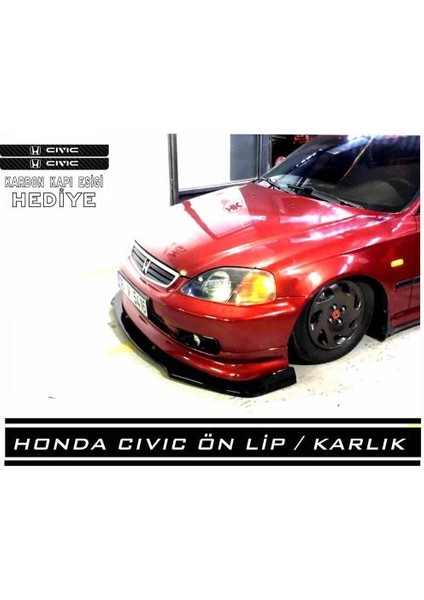 Honda Civic 1998-2005 Ön Tampon Eki Bodykit Karlık Lip