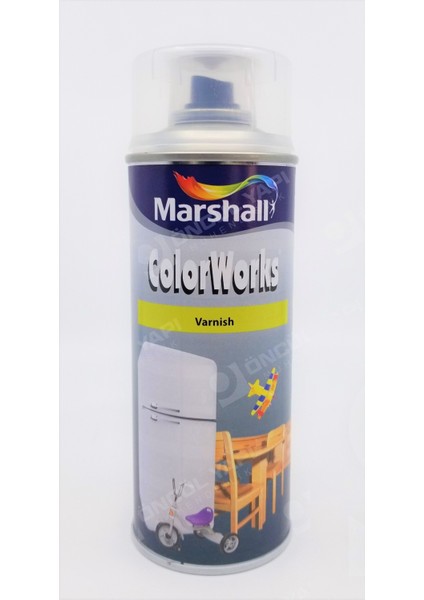 Colorworks Parlak Sprey Vernik 400ML Şeffaf