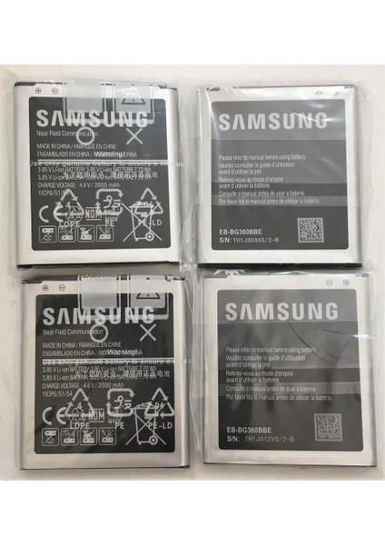 J2 / G360 Samsung Batarya Pil Batarya modelleri