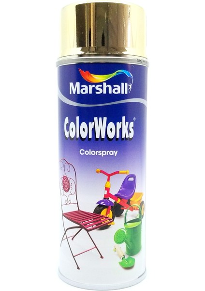 Marshallcolorworks Sprey Boya 400ML Altın Efekt