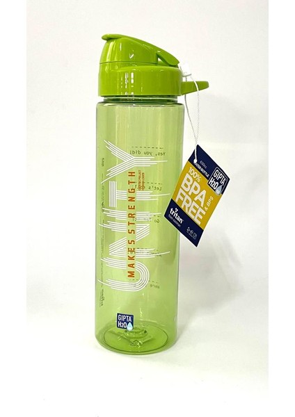Yeşil Gıpta Unıty Tritan Boyalı Desenli Matara 600ML