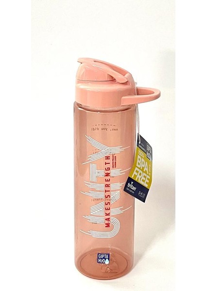 Turuncu Gıpta Unıty Tritan Boyalı Desenli Matara 600ML