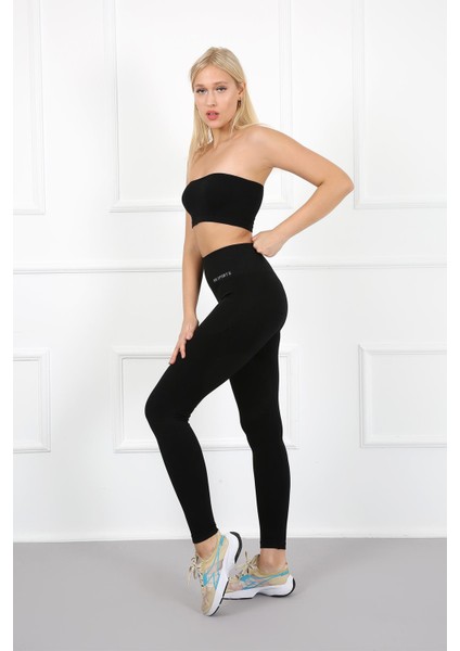 4036 Seamless Dikişsiz Push Up Toparlayıcı Yüksek Bel Uzun Tayt fırsatları