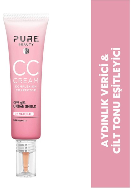 cc Cream SPF50 Pa+++ Natural 30 ml