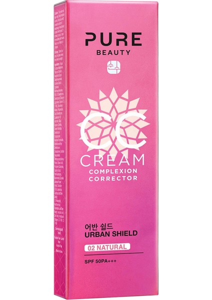 cc Cream SPF50 Pa+++ Natural 30 ml