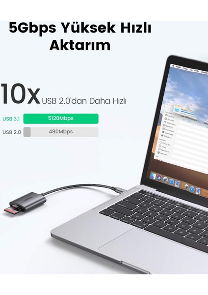 Type-C To Sd ve Micro Sd Kart Okuyucu Adaptör fiyatları