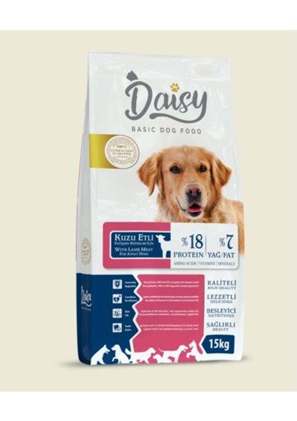 Basic Kuzu Etli Yetişkin Köpek Maması 15 Kg