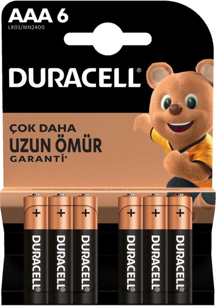 6'lı Aaa Ince Kalem Pil