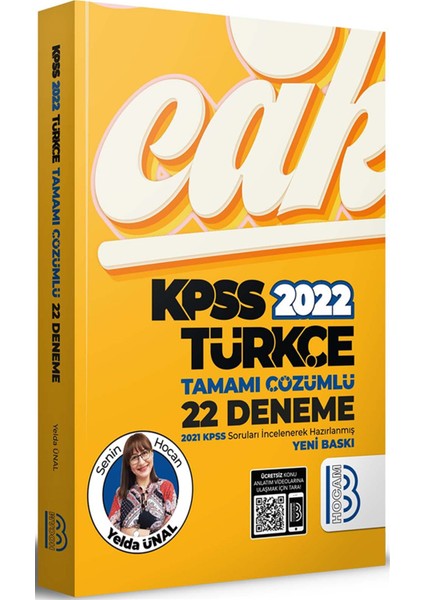 KPSS 2022 Türkçe Tamamı Çözümlü 22 Deneme