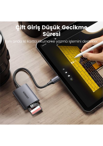 Type-C To Sd ve Micro Sd Kart Okuyucu Adaptör fırsatları