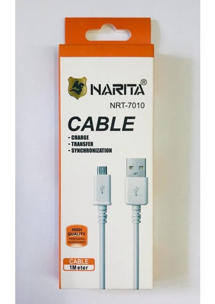 Micro USB Kablo 1 Metre Yüksek Kalite Telefon Şarj Data Kablosu