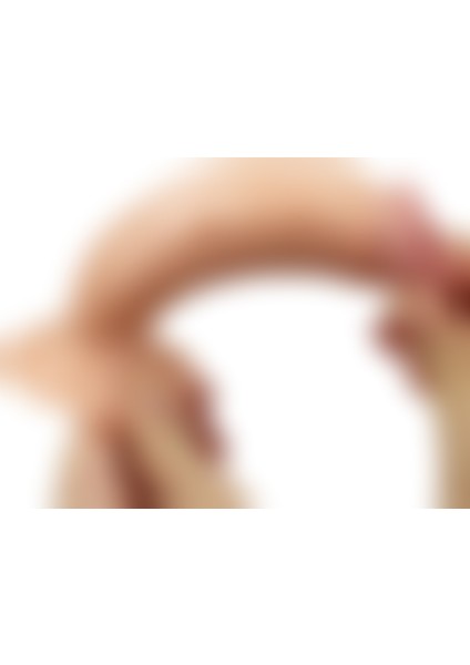 Realistik Silikon Testissiz 16CM Dildo Anal Vajinal Penis