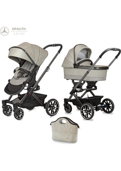 Mercedes Benz Avantgarde Opalith Travel Sistem Bebek Arabası FULL Set