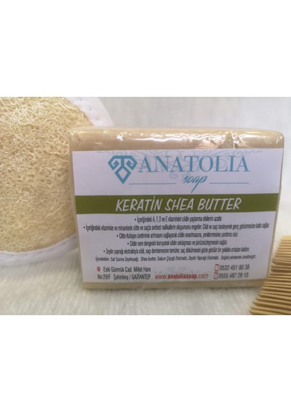 Shea Butter (Keratin)Nemlendirici Içeriğinde A, D, E ve F Vitaminlerini Barındırır.