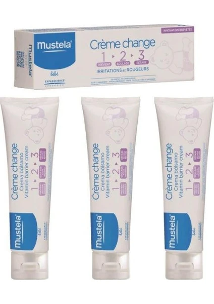 Vitamin Barrier Cream 1.2.3 Pişik Kremi 100 ml 3 Adet