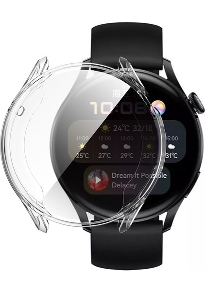Huawei Izle 3 46mm Enkay Koruyucu Şeffaf Tpu Kılıf İçin Şeffaf (Yurt Dışından)