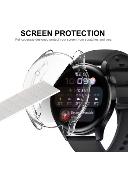 Huawei Izle 3 46mm Enkay Koruyucu Şeffaf Tpu Kılıf İçin Şeffaf (Yurt Dışından) fırsatları