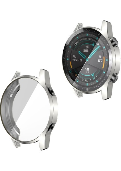 46 mm Tpu Her Şey Dahil Saat Kılıfı Gümüş (Yurt Dışından) fırsatları