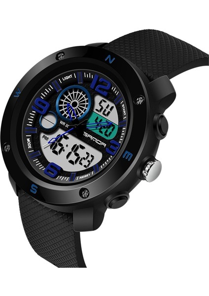 762 Su Geçirmez Erkek Ectronic Saat Mavi (Yurt Dışından)