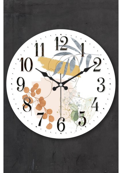 Viso Bombe Gerçek Cam Sessiz Mekanizma 36Cm Duvar Saati Pds-36