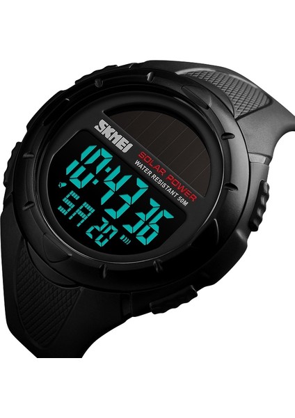 1405 Güneş Enerjisi Doğa Sporları Saati Siyah (Yurt Dışından) fırsatları