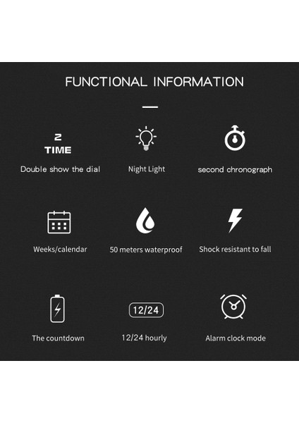 6025 Çift Zamanlı Dijital Ekran Suya Dayanıklı Kuvars Saat Koyu Mavi (Yurt Dışından) modelleri
