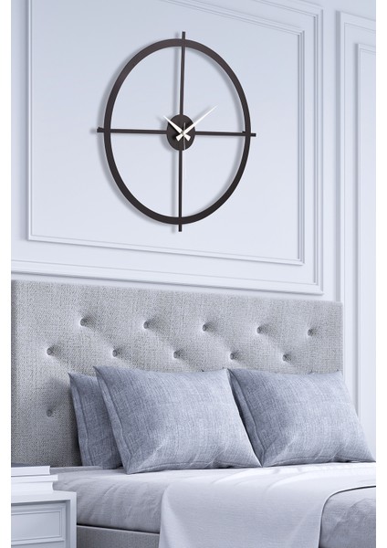 Nuvola Metal Siyah Duvar Saati 50X50Cm Mds-50 fırsatları