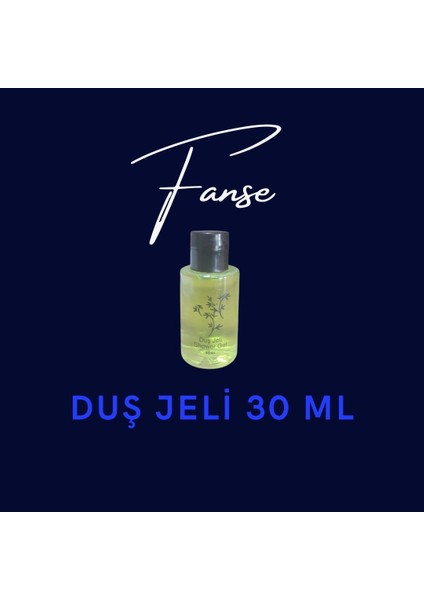 Fanse Buklet Otel Tipi Duş Jeli 30 ml 100 Adet