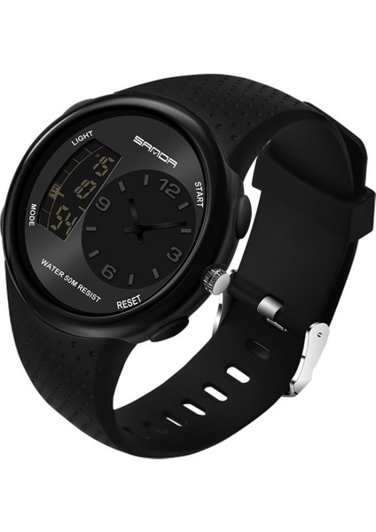 763 Erkekler Suya Dayanıklı Gece Işığı Sporları Ectronic İzle Siyah (Yurt Dışından)