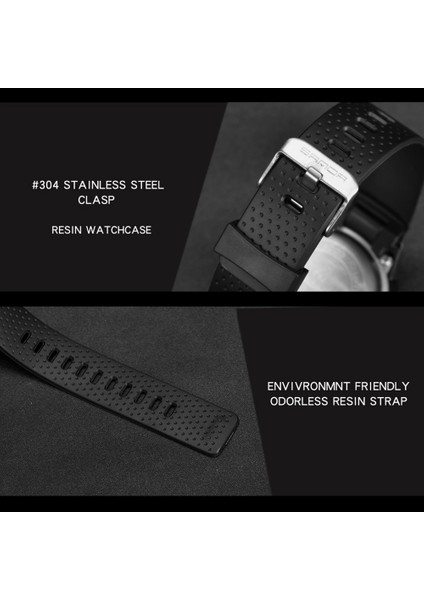 763 Erkekler Suya Dayanıklı Gece Işığı Sporları Ectronic İzle Siyah (Yurt Dışından) fırsatları