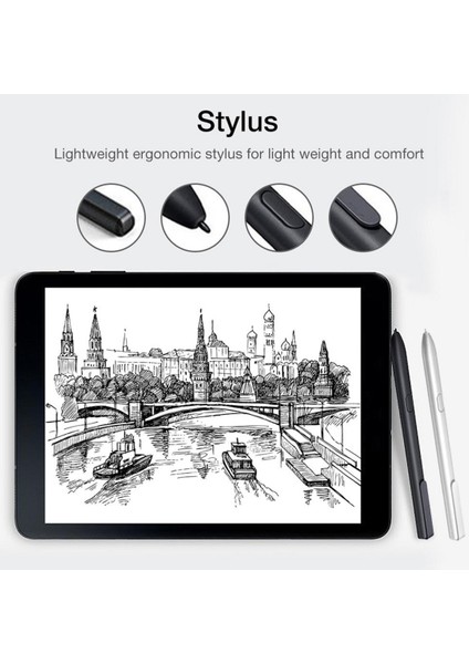 Galaxy Tab S3 9.7 Inç T825 İçin Yüksek Hassas Dokunmatik Ekran Stylus Kalem Siyah (Yurt Dışından)