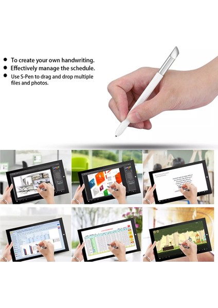 Galaxy Note 10.1 İçin Akıllı Basınca Duyarlı S Pen Siyah (Yurt Dışından)