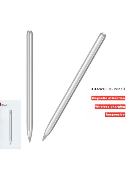 Matepad Pro İçin Orijinal Huawei M-Pencil Stylus Kalem Gümüş (Yurt Dışından)