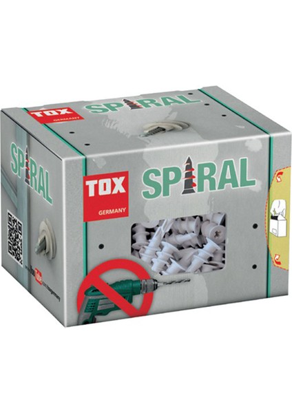 - Spiral Alçıpan Dübeli ( 50 Adet )