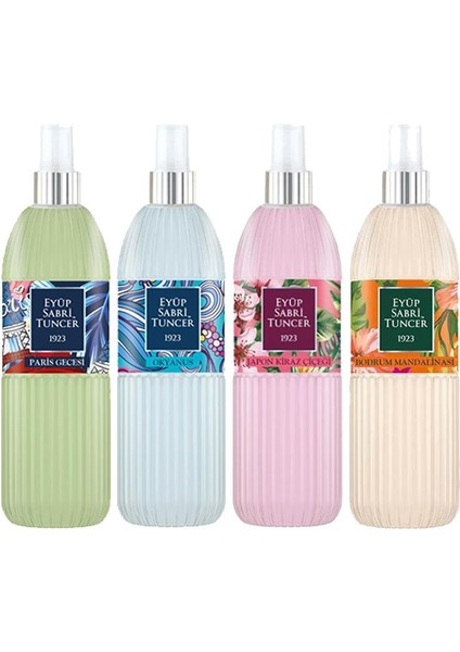 Kolonya Seti, Paris Gecesi, Bodrum Mandalinası, Okyanus, Japon Kiraz 150 ml