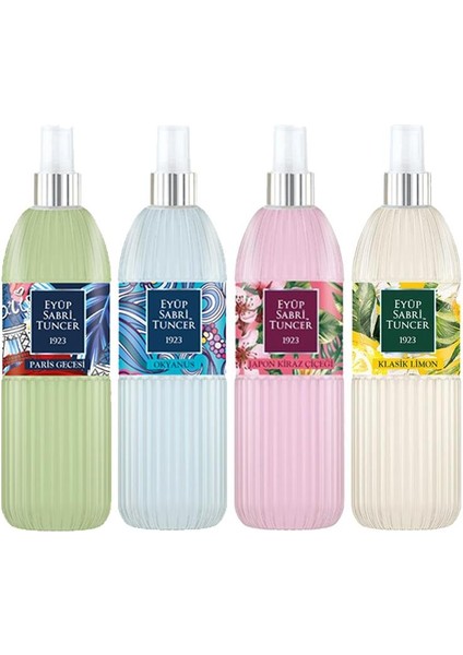 Kolonya Seti, Paris Gecesi, Okyanus, Japon Kiraz Çiçeği, Klasik Limon 150 ml
