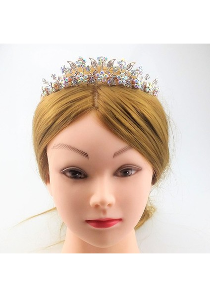 1 Adet Gelin Taç Bandı Rhinestones Erik Taç Gelin Takı Gül Altın Gül Altın (Yurt Dışından) fiyatları