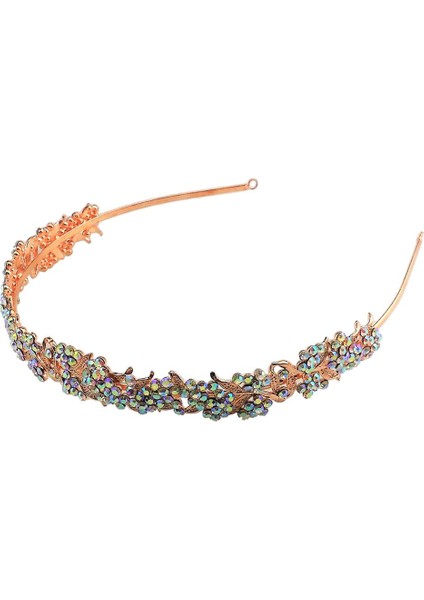 Çiçek Düğün Gelin Parti Saç Bandı Kafa Taç Tiara Parti Giydirme Gül Altın (Yurt Dışından) fırsatları