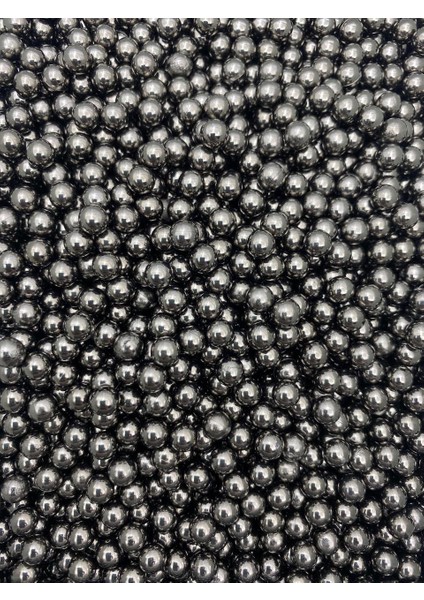 Deliksiz Inci Boncuk, Deliksiz 8mm Metalize Füme / Antrasit Çakma Incisi (50GR,~170 Adet) fiyatları