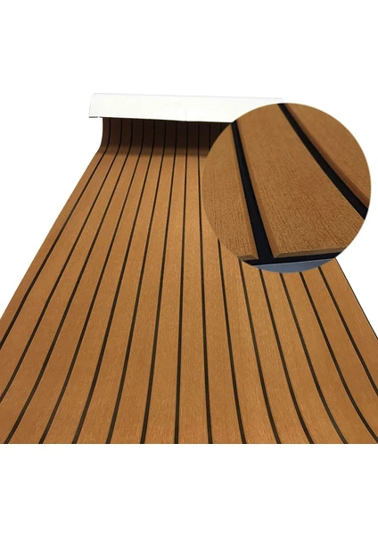 Elbe Marine Suni Teak Zemin Kaplama (Decking Sheet) 120X240 cm