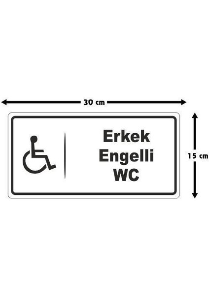 Erkek Engelli Wc Tabelası