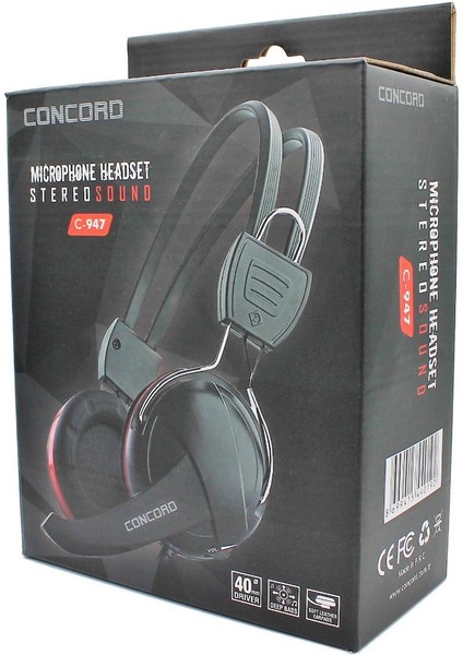 Mikrofonlu Oyuncu Gaming Stereo Kulaklık Concord C-947