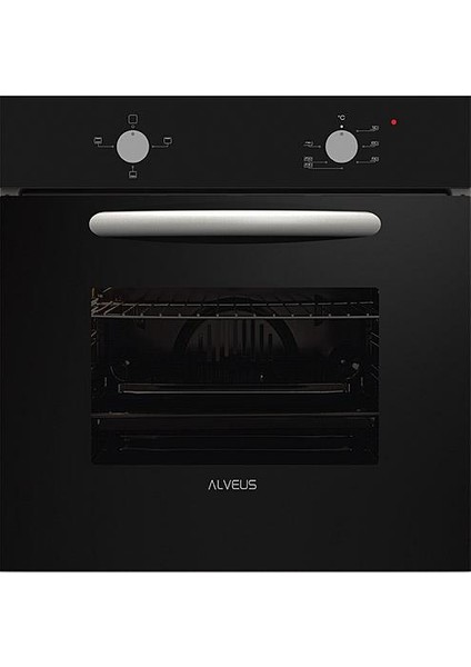 Alv Mfa 604 F Siyah 3+0 Fonksiyon Ankastre Fırın