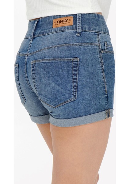 Onlcarmen Reg Shorts Wıde Wb Dnm Bayan Short Açık Mavi