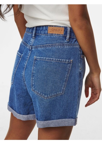 Onlvega Hw Anne Shorts Mavi