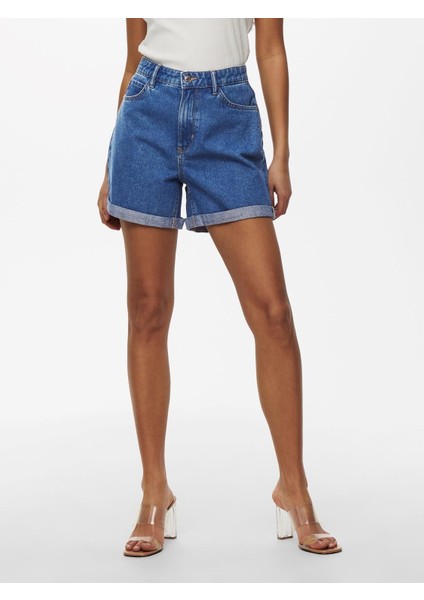 Onlvega Hw Anne Shorts Mavi